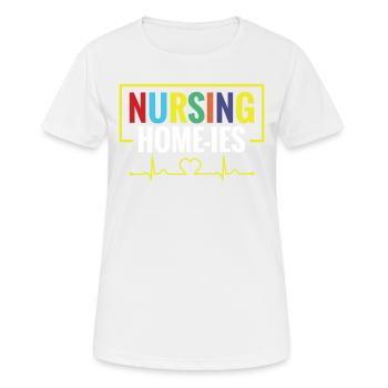 Nursing Home Administrators - Women's Breathable T-Shirt - white - Front - AI Model Female 172 dark (172cm)