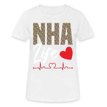 Life as a nursing home administrator - Women's Breathable T-Shirt - white - Front - AI Model Female 172 dark (172cm)