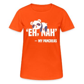 Only losers need a pancreas - Women's Breathable T-Shirt - neon orange - Front - AI Model Female 172 dark (172cm)
