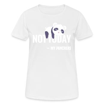 Nur Verlierer Brauchen Eine Bauchspeicheldrüse - Frauen T-Shirt atmungsaktiv - Weiß - Vorne - AI Model Female 172 dark (172cm)