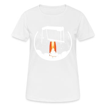 Ich Spiele Pedal-steel-gitarre, Was Ist Deine - Frauen T-Shirt atmungsaktiv - Weiß - Vorne - AI Model Female 172 dark (172cm)