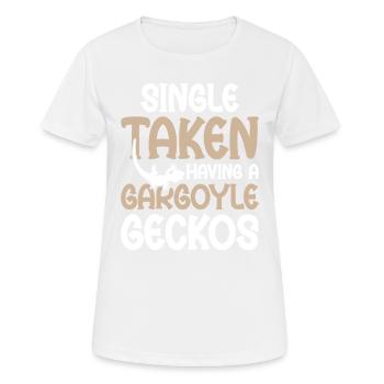 Single Genommen Mit Gargoyle Geckos - Frauen T-Shirt atmungsaktiv - Weiß - Vorne - AI Model Female 172 dark (172cm)