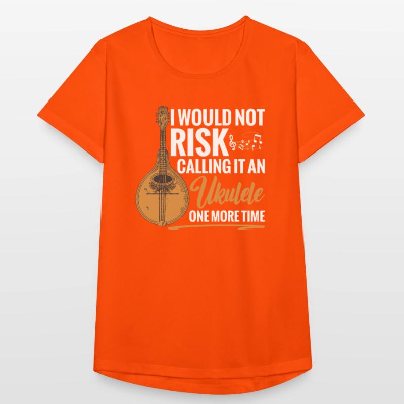I wouldn't risk using it as a ukulele. Women's Breathable T-Shirt