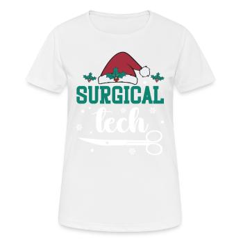 Chirurgischer Technologe Fass Mich Nicht An, Ich - Frauen T-Shirt atmungsaktiv - Weiß - Vorne - AI Model Female 172 dark (172cm)