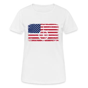 This guy loves unicycles - Women's Breathable T-Shirt - white - Front - AI Model Female 172 dark (172cm)