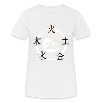 Catch Song Flower Losing Go And Deep - Women's Breathable T-Shirt - white - Front - AI Model Female 172 dark (172cm)