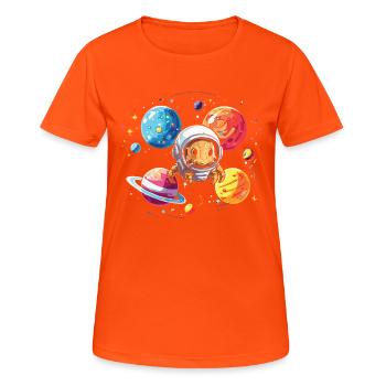 Guess what? Pill Bug Butt - Women's Breathable T-Shirt - neon orange - Front - AI Model Female 172 dark (172cm)