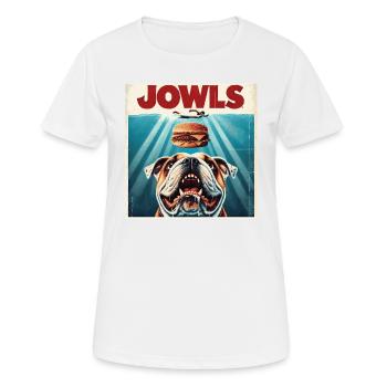 Adorable cheeks, this funny and - Women's Breathable T-Shirt - white - Front - AI Model Female 172 dark (172cm)