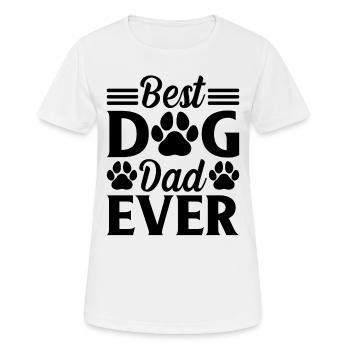 Dog Daddy - Dog Owner Dog Lover Daddy - B - Women's Breathable T-Shirt - white - Front - AI Model Female 172 dark (172cm)