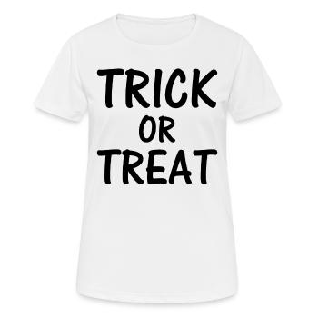 Happy Halloween Party Halloween Ideas Trick Or Tre - Women's Breathable T-Shirt - white - Front - AI Model Female 172 dark (172cm)