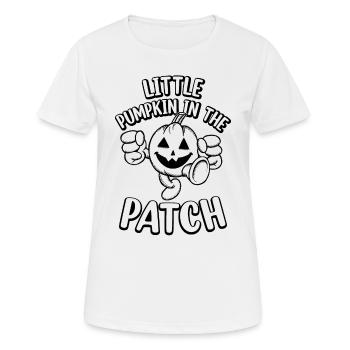 Halloween Pumpkin - Little Pumpkin In The Patch - Frauen T-Shirt atmungsaktiv - Weiß - Vorne - AI Model Female 172 dark (172cm)