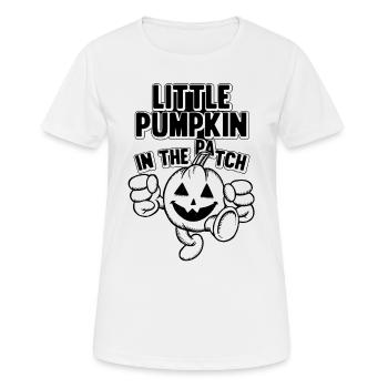 Halloween Little Pumpkin In The Patch - Pumpkin - Frauen T-Shirt atmungsaktiv - Weiß - Vorne - AI Model Female 172 dark (172cm)