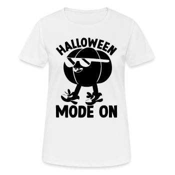 Mode Halloween sur I Drôle de citrouille d’Halloween - T-shirt respirant Femme - blanc - Devant - AI Model Female 172 dark (172cm)