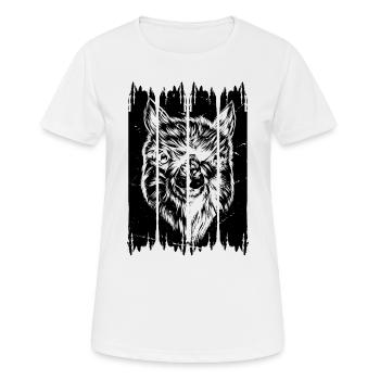 Alpaga Llama Tête Llama Farmer - Llamas Llama Alpa - T-shirt respirant Femme - blanc - Devant - AI Model Female 172 dark (172cm)