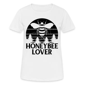 Honeybee Beekeeper Beekeeping Bees Honeybee Lover - Women's Breathable T-Shirt - white - Front - AI Model Female 172 dark (172cm)