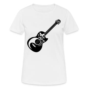 Bass Guitar Player - Bass Guitarist Instrument Gui - Frauen T-Shirt atmungsaktiv - Weiß - Vorne - AI Model Female 172 dark (172cm)