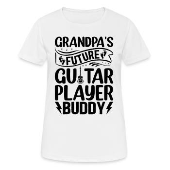 Newborn Guitar Player - Grandpa's Future Guitar Pl - Women's Breathable T-Shirt - white - Front - AI Model Female 172 dark (172cm)