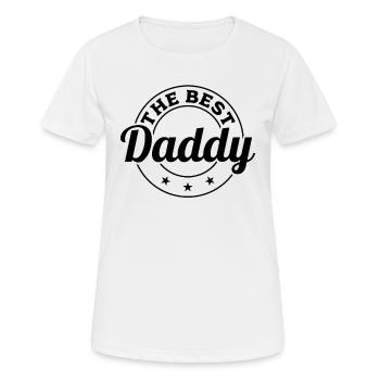 The Best Daddy - Father's Day Daddy - Women's Breathable T-Shirt - white - Front - AI Model Female 172 dark (172cm)