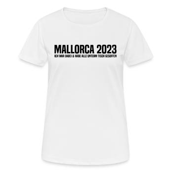 Mallorca 2023 I was there - El Arenal Mallorca P - Women's Breathable T-Shirt - white - Front - AI Model Female 172 dark (172cm)