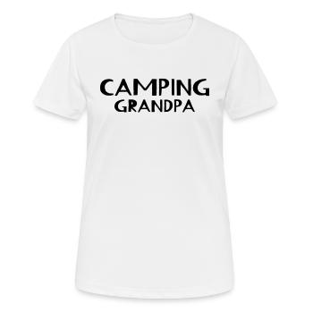 Adventure Camping Grandpa Camping Grandpa - Frauen T-Shirt atmungsaktiv - Weiß - Vorne - AI Model Female 172 dark (172cm)
