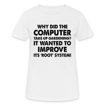 Funny Artificial Intelligence - AI Artificial Inte - Frauen T-Shirt atmungsaktiv - Weiß - Vorne - AI Model Female 172 dark (172cm)