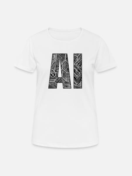 AI - Artificial Intelligence Machine Learning - Frauen T-Shirt atmungsaktiv - Weiß