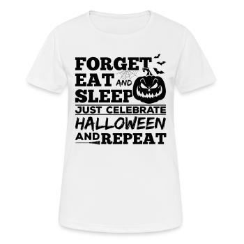 Halloween Party Celebrate Halloween Pumpkin - Women's Breathable T-Shirt - white - Front - AI Model Female 172 dark (172cm)