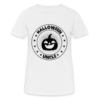 Funny Halloween Uncle Halloween Pumpkin - Frauen T-Shirt atmungsaktiv - Weiß - Vorne - AI Model Female 172 dark (172cm)