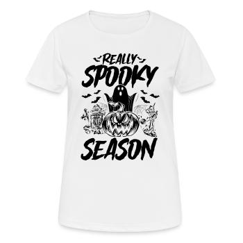 Halloween Really Spooky Season - Halloween Party - Frauen T-Shirt atmungsaktiv - Weiß - Vorne - AI Model Female 172 dark (172cm)