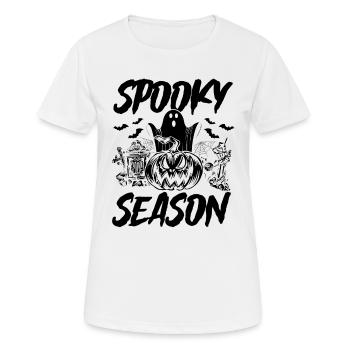Halloween Spooky Season - Fête d’Halloween - T-shirt respirant Femme - blanc - Devant - AI Model Female 172 dark (172cm)