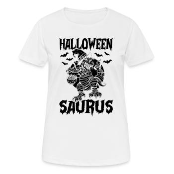 Halloween Dino Halloween Saurus - T-shirt respirant Femme - blanc - Devant - AI Model Female 172 dark (172cm)