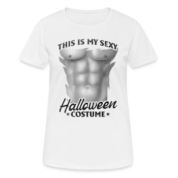 Funny Halloween Party - Sexy Halloween - Women's Breathable T-Shirt - white - Front - AI Model Female 172 dark (172cm)