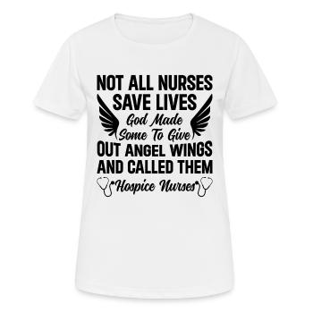 Not All Nurses Save Lives God Made Some To Give Ou - Women's Breathable T-Shirt - white - Front - AI Model Female 172 dark (172cm)