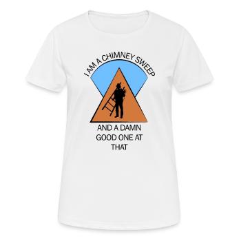 Ramoneur Ramoneur Ramoneur - T-shirt respirant Femme - blanc - Devant - AI Model Female 172 dark (172cm)