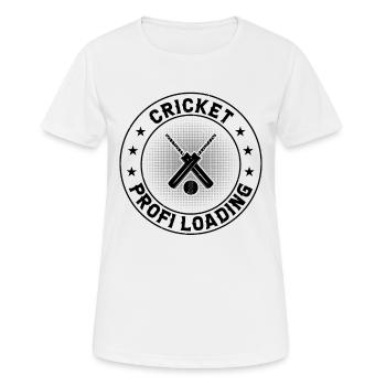 Cricket Professional Loading - Joueur de cricket Cricket - T-shirt respirant Femme - blanc - Devant - AI Model Female 172 dark (172cm)