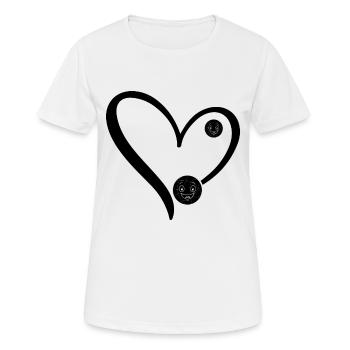 Joueur de boccia drôle Boules de pétanque drôles - T-shirt respirant Femme - blanc - Devant - AI Model Female 172 dark (172cm)