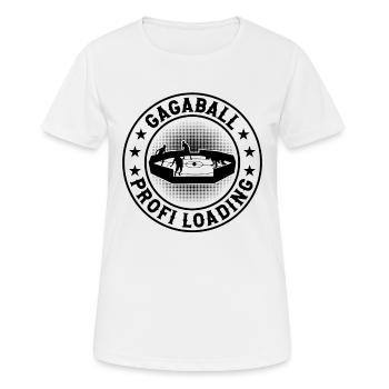 Joueur de Gagaball - Gagaball Professional Chargement - T-shirt respirant Femme - blanc - Devant - AI Model Female 172 dark (172cm)
