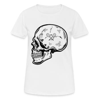 Funny Squash Head - Frauen T-Shirt atmungsaktiv - Weiß - Vorne - AI Model Female 172 dark (172cm)