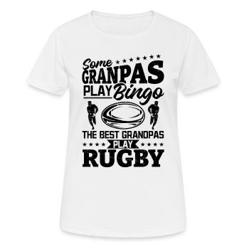 Some grandpas play bingo the best grandpas play Ru - Women's Breathable T-Shirt - white - Front - AI Model Female 172 dark (172cm)