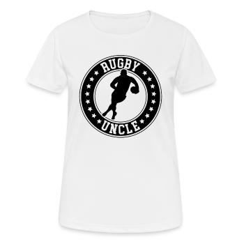 Rugby Uncle Rugby Uncle Rugby - Women's Breathable T-Shirt - white - Front - AI Model Female 172 dark (172cm)