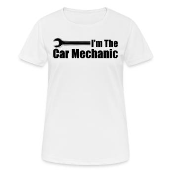 Mécanicien automobile - Je suis le mécanicien automobile - T-shirt respirant Femme - blanc - Devant - AI Model Female 172 dark (172cm)