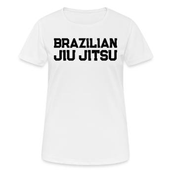 Brazilian Jiu Jitsu - Women's Breathable T-Shirt - white - Front - AI Model Female 172 dark (172cm)