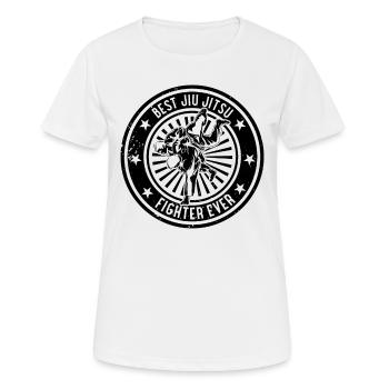 Best Jiu Jitsu Fighter ever - Jiu Jitsu martial ar - Women's Breathable T-Shirt - white - Front - AI Model Female 172 dark (172cm)