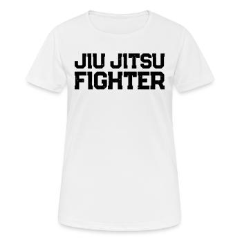 Brazilian Jiu Jitsu fighter - Jiu Jitsu fighter - Women's Breathable T-Shirt - white - Front - AI Model Female 172 dark (172cm)