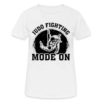 Judo fighting Mode On - Judoka Judo Fighter Judoka - Women's Breathable T-Shirt - white - Front - AI Model Female 172 dark (172cm)