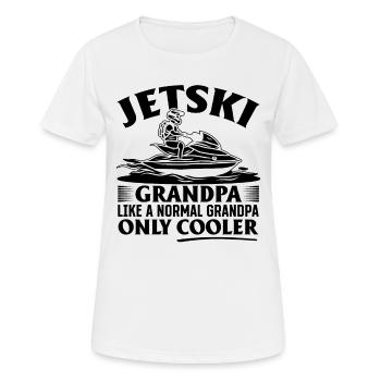 Jetski Papi comme un Papi normal juste plus cool - - T-shirt respirant Femme - blanc - Devant - AI Model Female 172 dark (172cm)