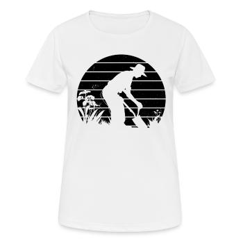 Gardening Landscaper Hobby Gardener - Women's Breathable T-Shirt - white - Front - AI Model Female 172 dark (172cm)