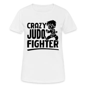Judo Kids - Crazy Judo Fighter - Women's Breathable T-Shirt - white - Front - AI Model Female 172 dark (172cm)