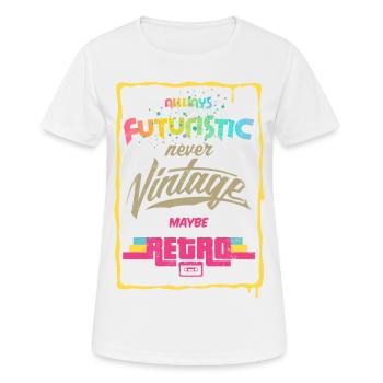 TOUJOURS FUTURISTE - T-shirt respirant Femme - blanc - Devant - AI Model Female 172 dark (172cm)