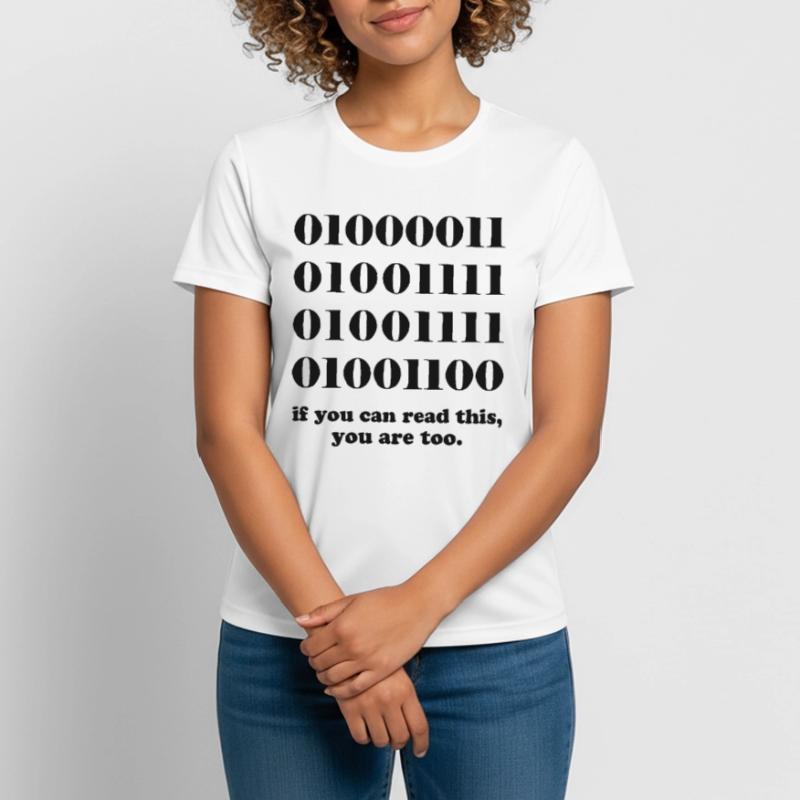Computer binary code developers gift Women's Breathable T-Shirt